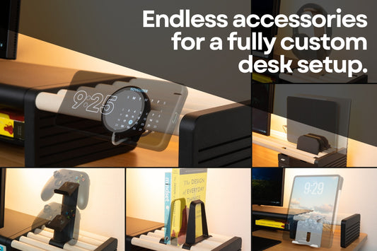 Modular Desk Shelf .STL Pack (Digital Files)