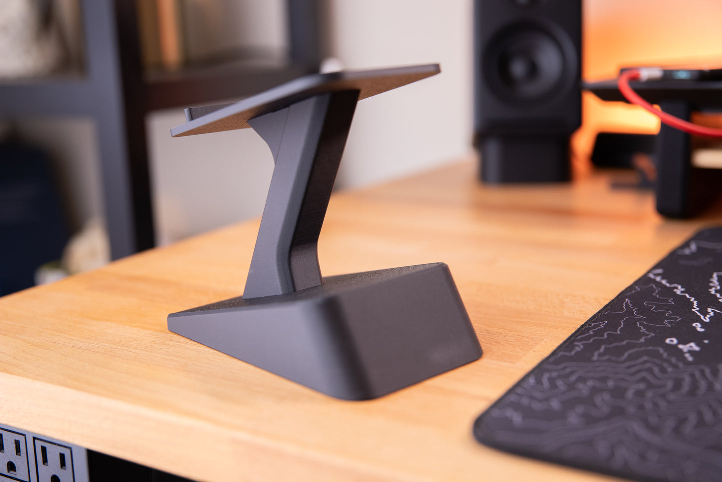 Raised Speaker Stand with Hidden Drawer