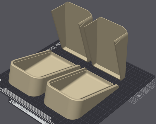 Speaker Stand with Hidden Drawer .STL (Digital Files)