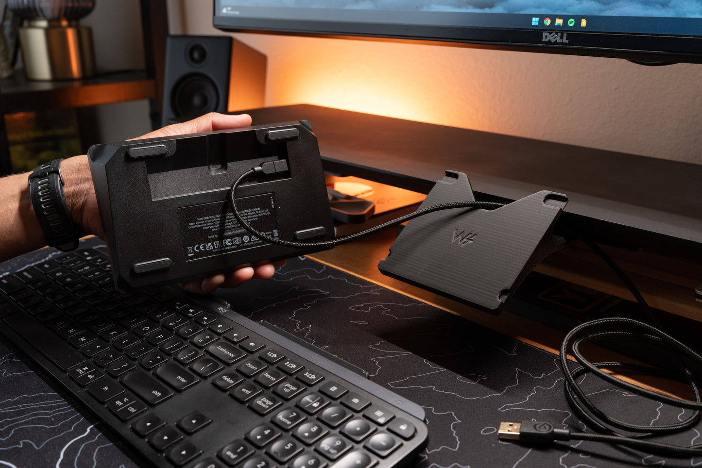 Stream Deck XL Mount for DeskRail