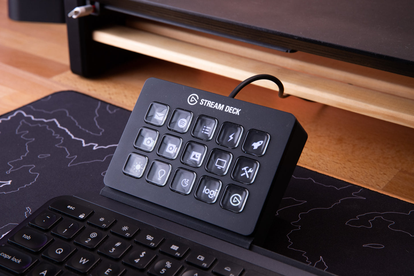 Stream Deck (15 Key) Mount for KeyRail
