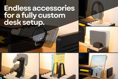 Modular Desk Shelf .STL Pack (Digital Files)