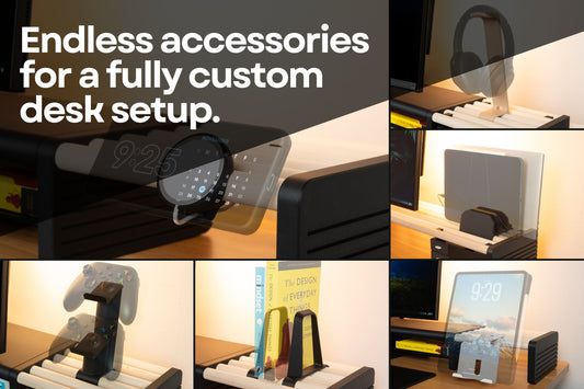 Modular Desk Shelf .STL Pack (Digital Files)