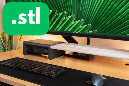 Modular Desk Shelf .STL Pack (Digital Files)
